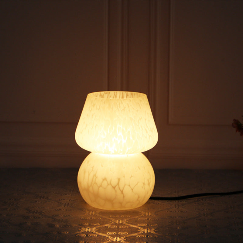 Champignon schaduw glas tafel licht modern 1 lamp nachtstandaardlamp voor slaapkamer
