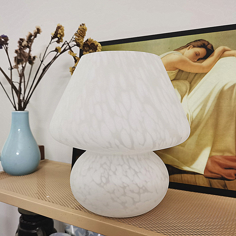 Champignon schaduw glas tafel licht modern 1 lamp nachtstandaardlamp voor slaapkamer