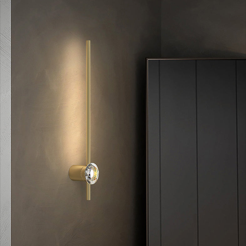 Modern Simplicity Linear Wall Mounted Light Fixture Acrylic Wall Mount Light Fixture for Bedroom