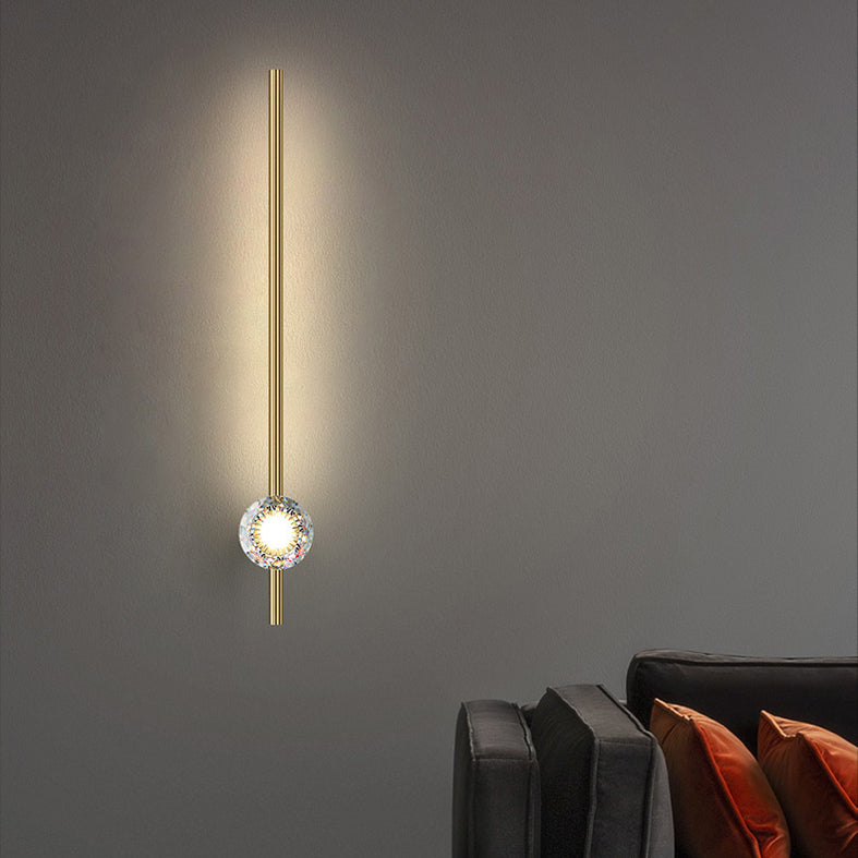 Modern Simplicity Linear Wall Mounted Light Fixture Acrylic Wall Mount Light Fixture for Bedroom