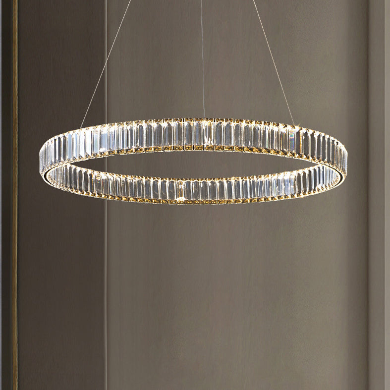 Luci d'isola orbicolare Crystal Contemporary Simplicity Fissature di illuminazione a sospensione per il ristorante