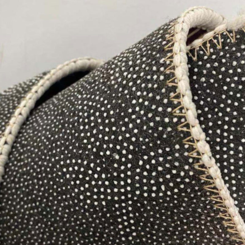 Apricot Tone Casual Rug Polyester Carpet Abstract Lines Indoor Rug Non-Slip Backing for Living Room