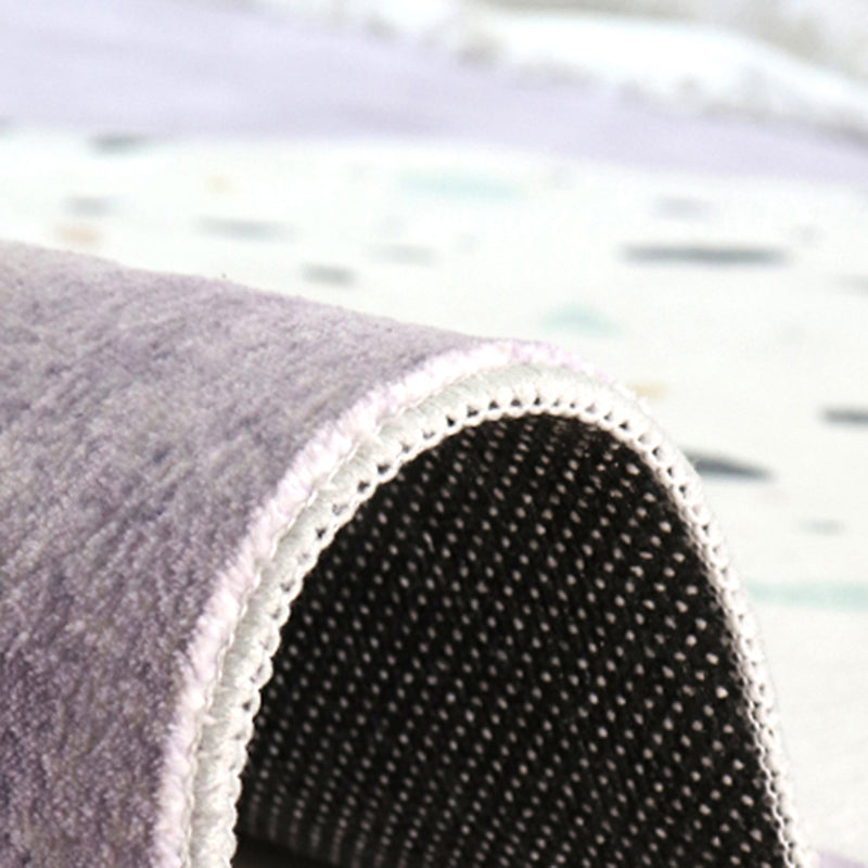 Tapis d'intérieur moderne mélangé de couleurs, bloc de couleurs en Polyester, avec support antidérapant, pour la décoration de la maison