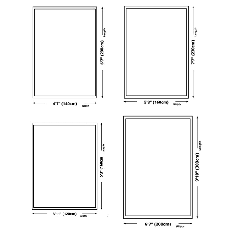 Brown Tone Home Decor Carpet Simplicity Abstract Color Block Area Rug Polyester with Easy Care Rug