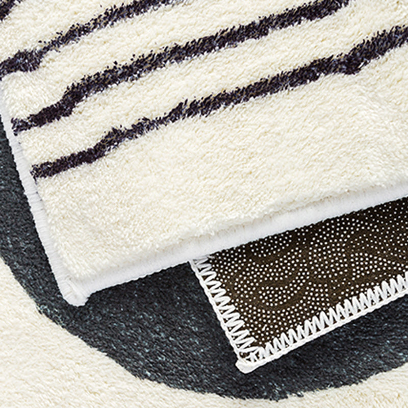Wittint woondecoratietapijt Minimalistisch kleurblok-vloerkleed Polyester met vlekbestendig vloerkleed