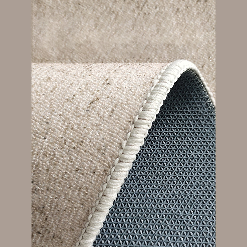 Minimalistischer Teppich für den Innenbereich, einfarbig, moderner Teppich, schmutzabweisender Polyester-Teppich für das Wohnzimmer