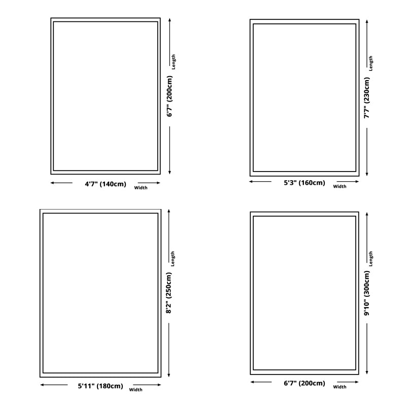 Minimalist Indoor Rug Solid Color Modern Area Rug Polyester Stain Resistant Rug for Living Room