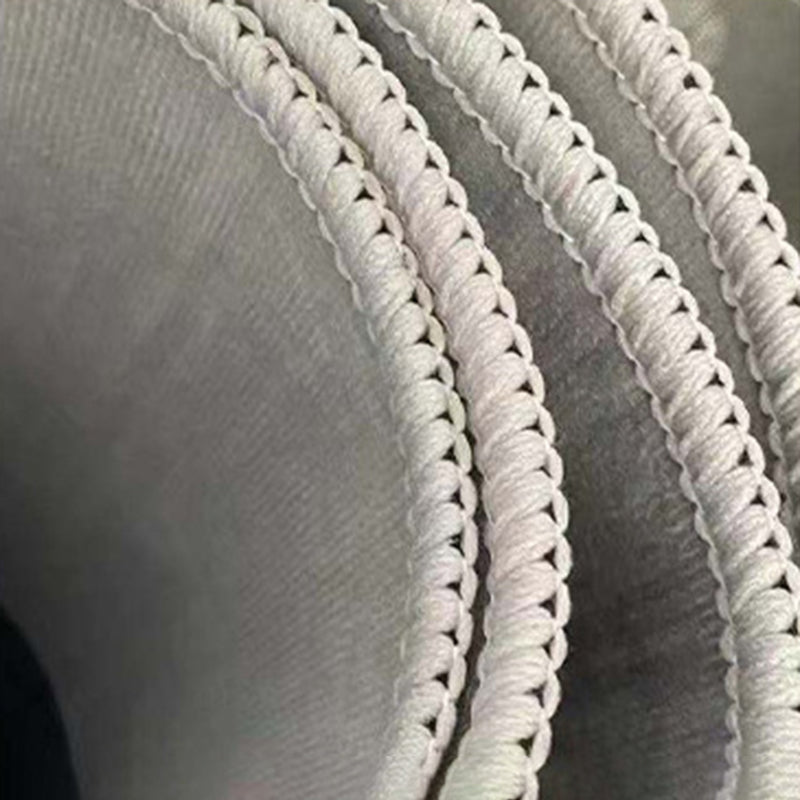 Trendy Houndstooth Print Rug Polyester Carpet Stain Resistant Indoor Rug for Home Decoration