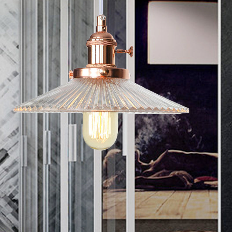 Iluminación colgante de platillo Vintage Cantal Cantbed Canted Vintage 1 Cabeza Negro/Bronce/Licero de techo de latón para cafetería