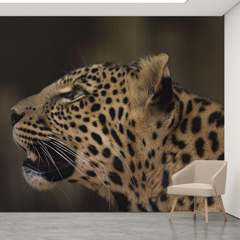 Lifelike Leopard Animal Wall Covering for Bedroom Living Room ,Waterproof