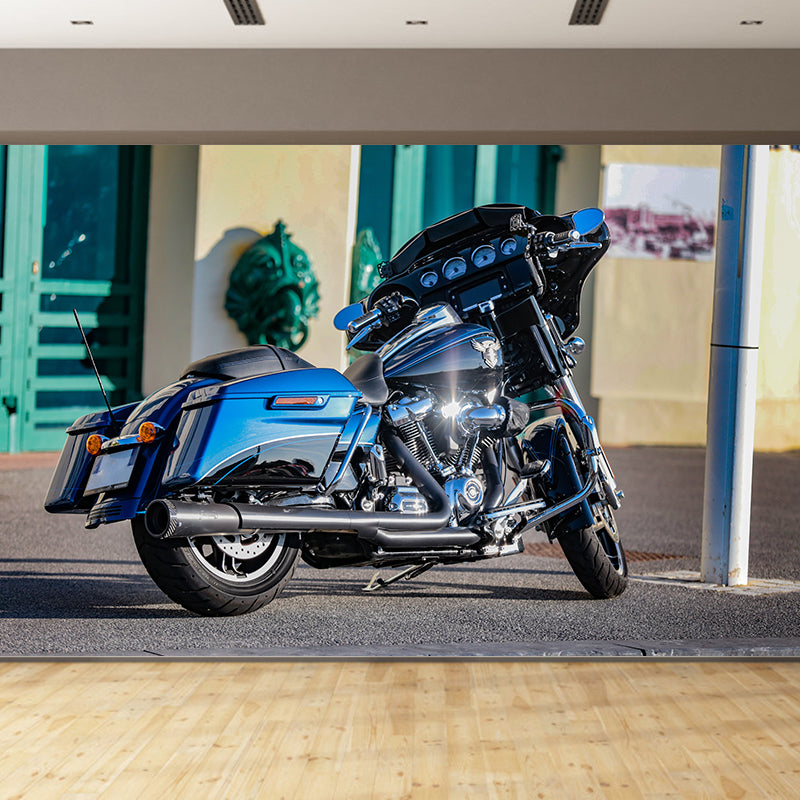 Unique Design Motorcycle Mural Wallpaper Contemporary Wall Covering for Home Decoration