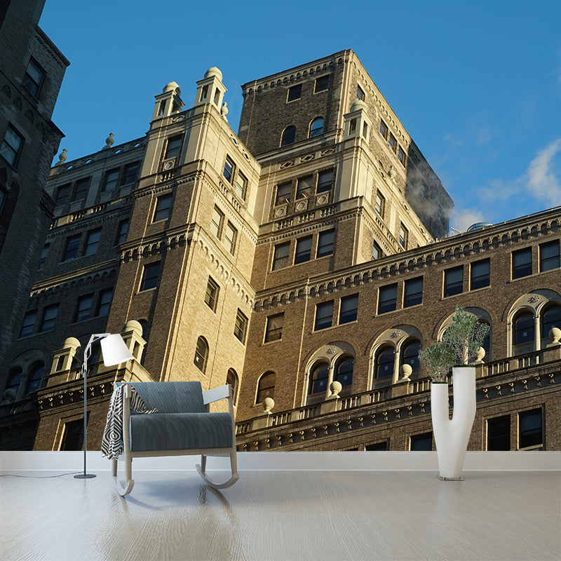 High Building Murals Stain-Resistant Contemporary Wall Decor for Office