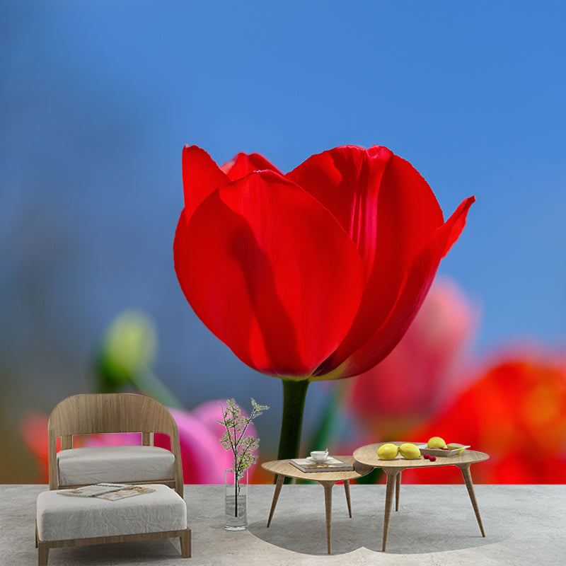 Home Decor Flower Customized Contemporary Wall Covering for Gust Room Bedroom