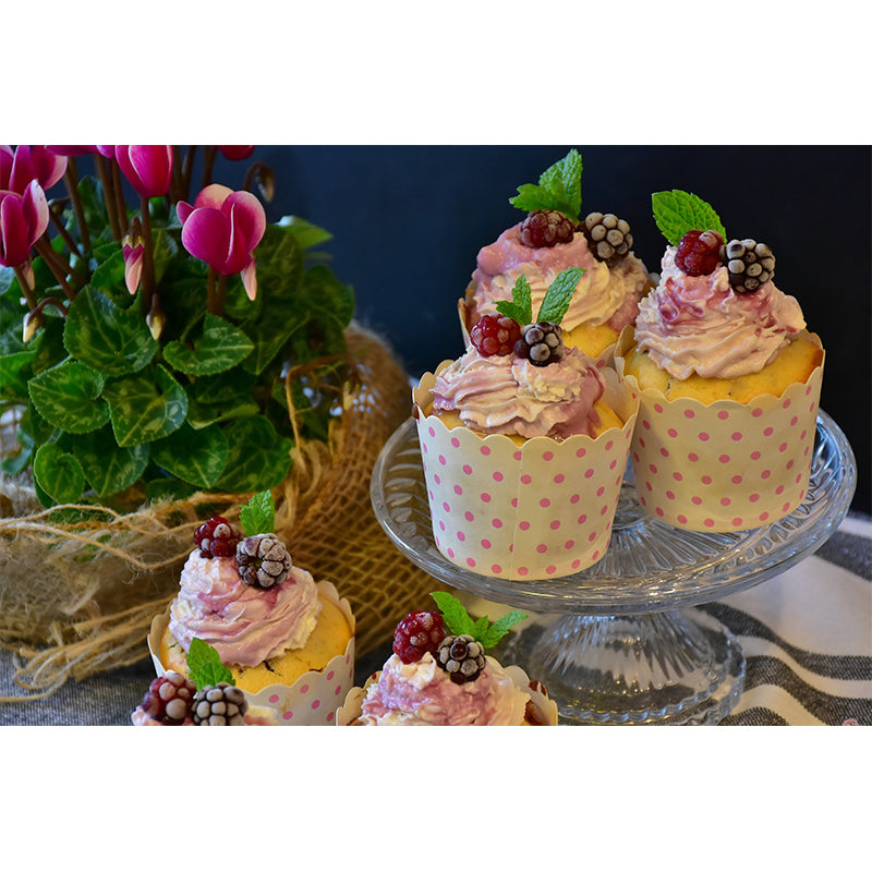 Delicious Pastry Wall Mural Decal Modern Decorative Dessert Shop Wall Decor