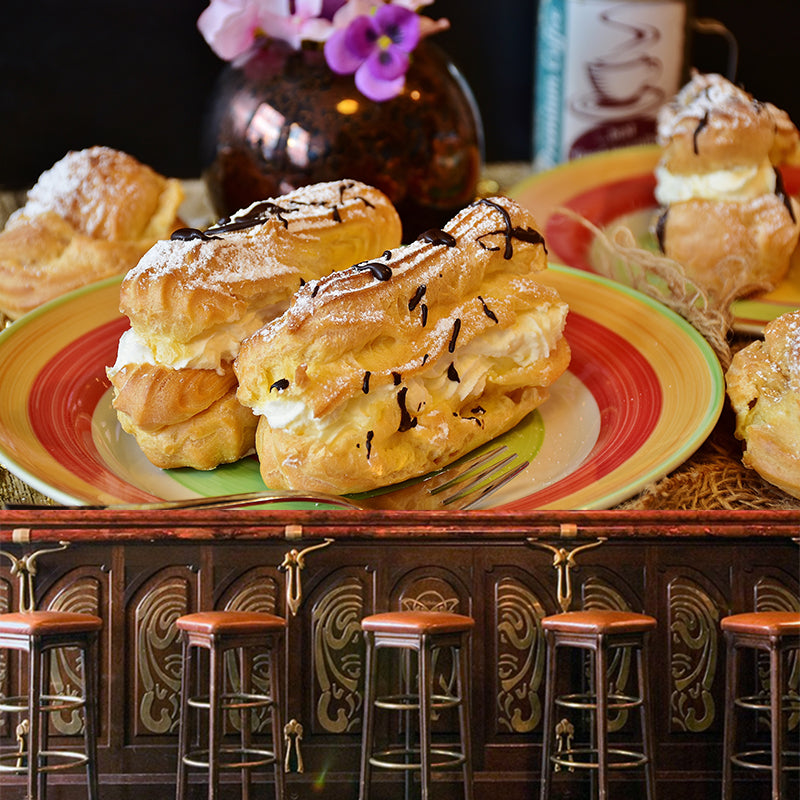 Delicious Pastry Wall Mural Decal Modern Decorative Dessert Shop Wall Decor