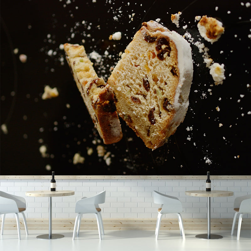 Delicious Bread Waterproof Wall Covering for Dessert Shop Baking Shop Wall Decor