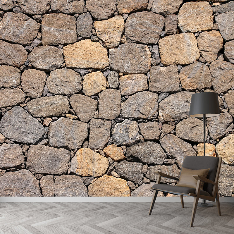 Industry Style Brick Wall Decor Sitting Room Mural Wallpaper, Custom-Made