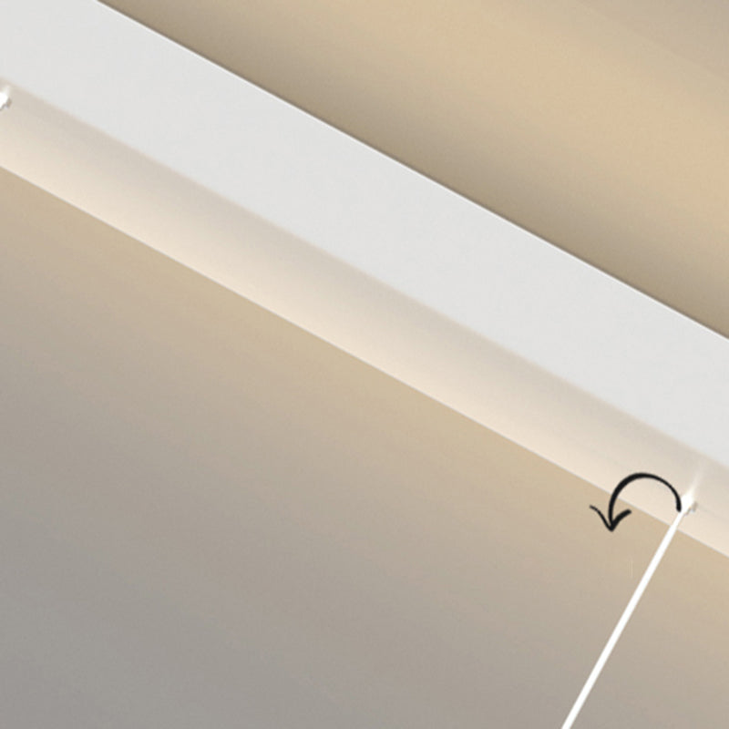 Illuminazione a sospensione lineare luci isola sospesa il lampadario moderno a pendente moderno