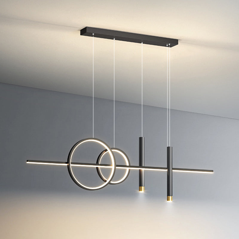5 Light Kitchen Island Pendant Linear Island Lighting Contemporary Island Lighting