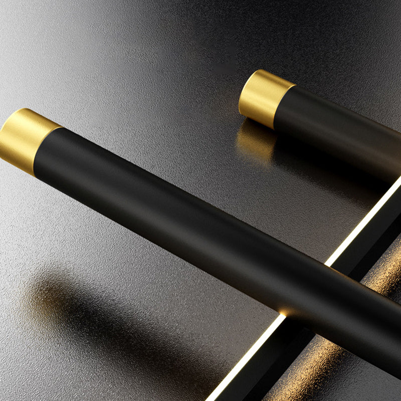 5 îlot de cuisine légère pendentif éclairage de l'île linéaire éclairage de l'île contemporaine