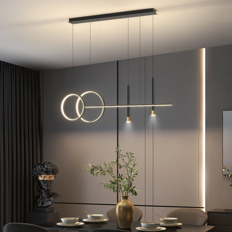 5 Light Kitchen Island Pendant Linear Island Lighting Contemporary Island Lighting