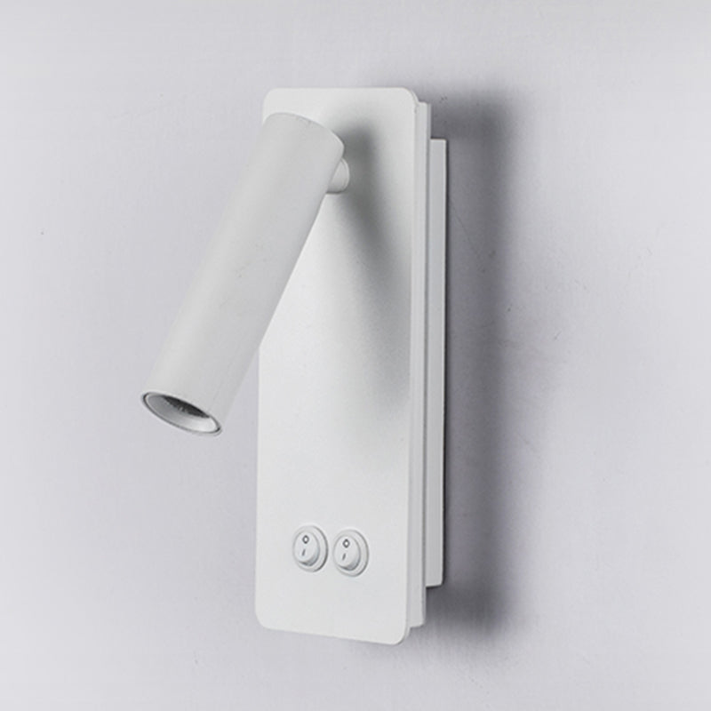 Modern Concise Rectangular LED Wall Light Aluminium Reading Wall Lamp for Bedroom