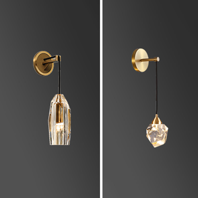1-licht wandgemonteerde lichtbal moderne stijl heldere K9 Crystal Schonce Light armatuur