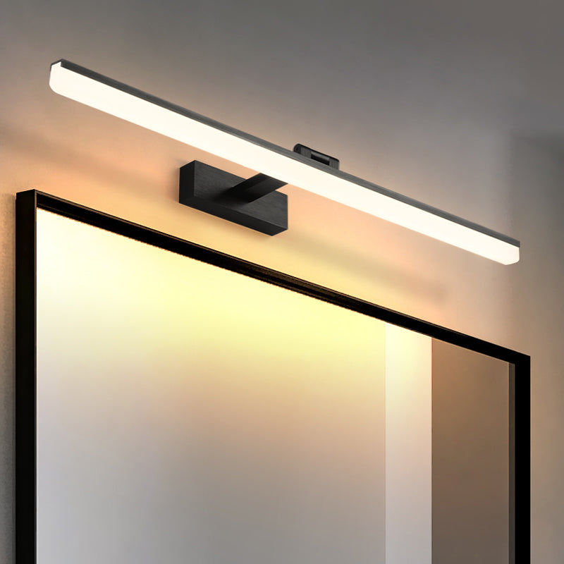 Lámpara de pared lineal de aluminio LED de LED moderno con luz de aluminio con sombra de plástico