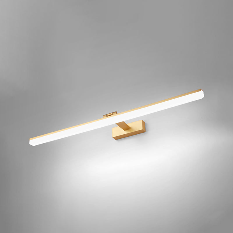 Lámpara de pared lineal de aluminio LED de LED moderno con luz de aluminio con sombra de plástico