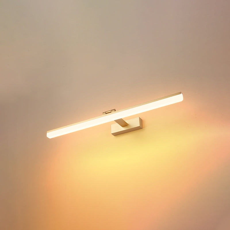 Lámpara de pared lineal de aluminio LED de LED moderno con luz de aluminio con sombra de plástico
