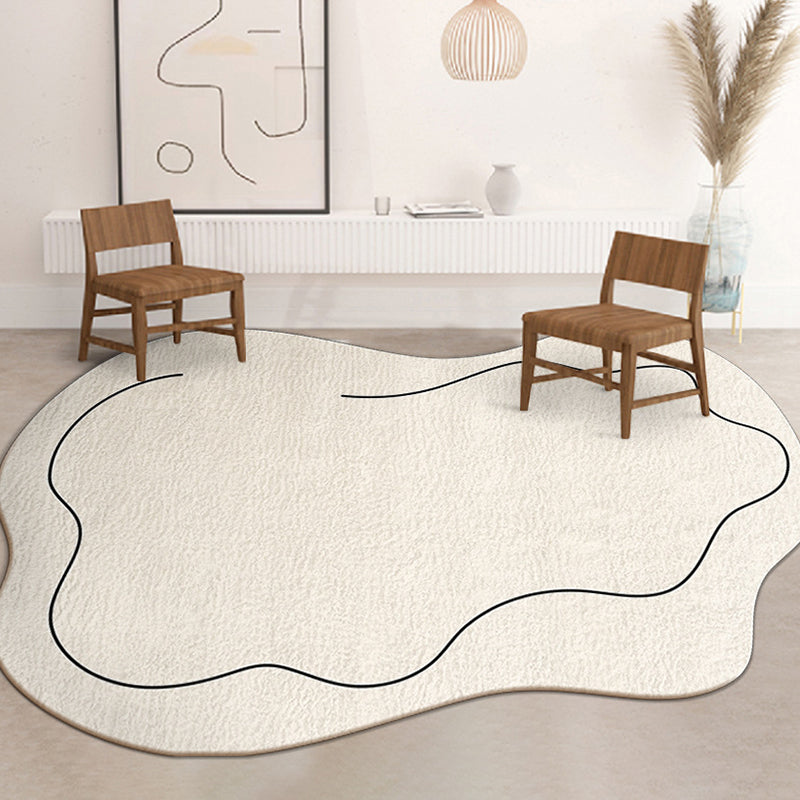 Tappeto di area soggiorno minimalista moderna tappeto tappeto per novità con supporto non slip
