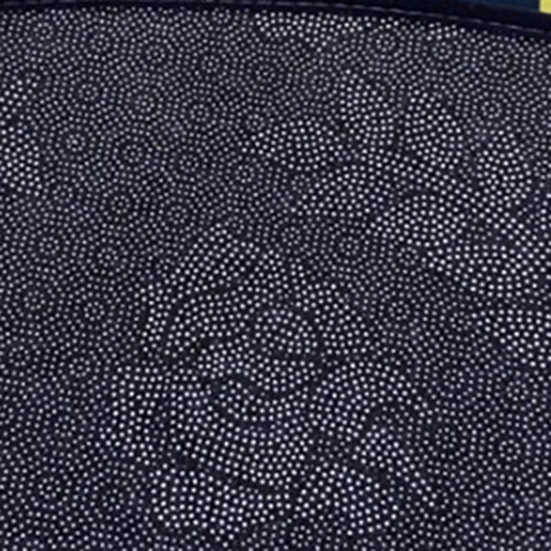 Round Blue Tone Earth Print Rug Polyester Carpet Creative Stain Resistant Indoor Rug for Living Room