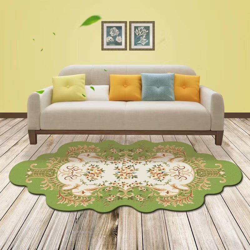 Chinoiserie Home Decoratie Rug Novely Ethnic Print Indoor Tapijt Polyester Wasbaar gebied Rug