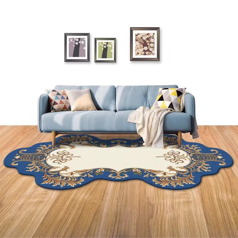 Chinoiserie Home Decoratie Rug Novely Ethnic Print Indoor Tapijt Polyester Wasbaar gebied Rug