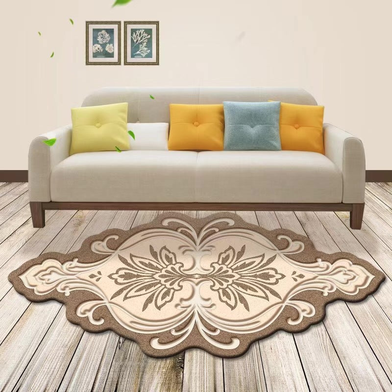 Chinoiserie Home Decoratie Rug Novely Ethnic Print Indoor Tapijt Polyester Wasbaar gebied Rug