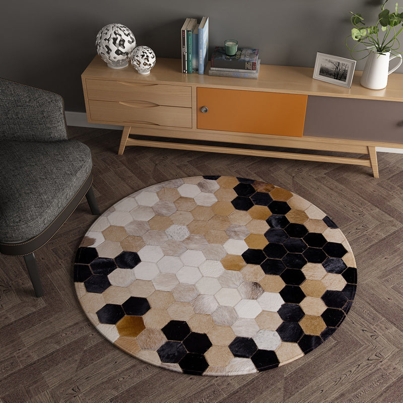 Area di vaso nero tappeto moquette geometrico area tappeto tappeto resistente alle macchie per soggiorno