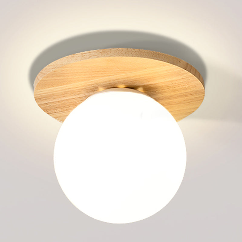 Plafond ombragé Fixture moderne Style moderne Couloir en bois Légère ébullition en Beige