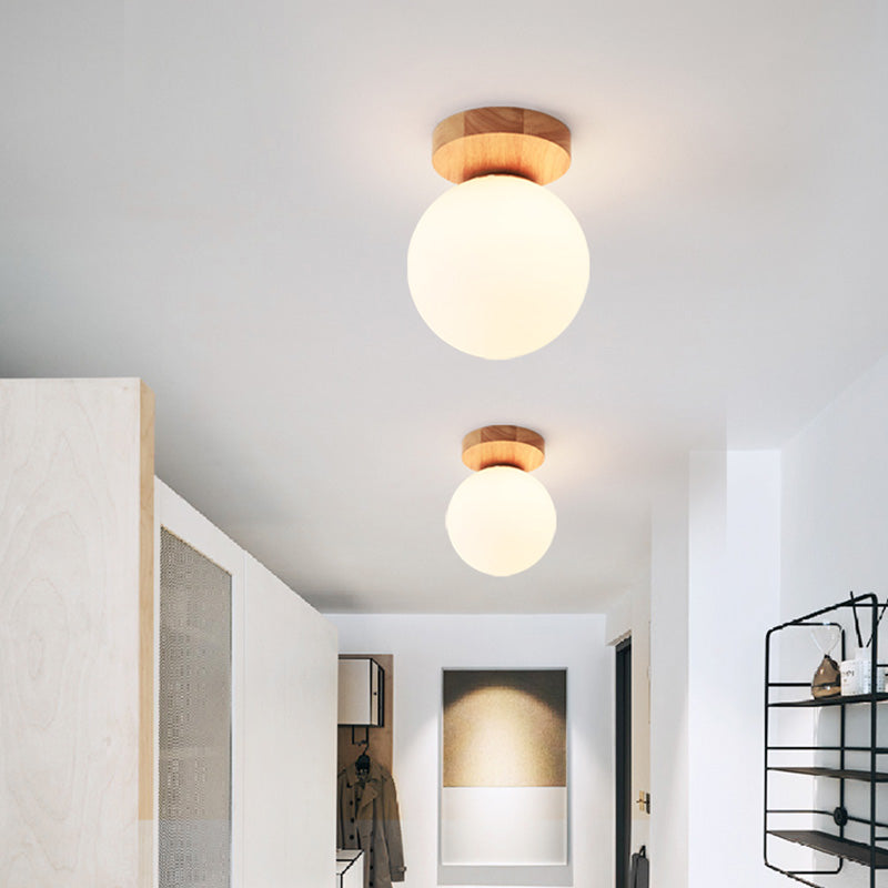 Plafond ombragé Fixture moderne Style moderne Couloir en bois Légère ébullition en Beige