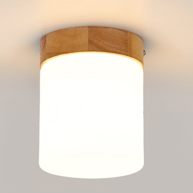 Plafond ombragé Fixture moderne Style moderne Couloir en bois Légère ébullition en Beige