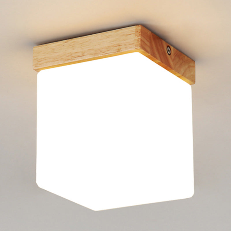 Plafond ombragé Fixture moderne Style moderne Couloir en bois Légère ébullition en Beige