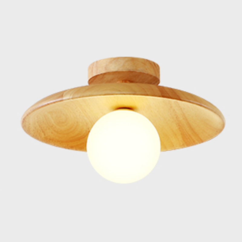 Plafond ombragé Fixture moderne Style moderne Couloir en bois Légère ébullition en Beige