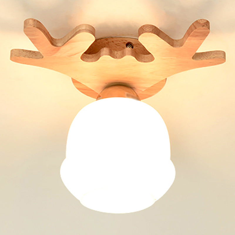 Plafond ombragé Fixture moderne Style moderne Couloir en bois Légère ébullition en Beige