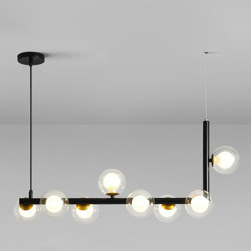 Bolas Dinning Room Over Island Lighting Glass Nordic Style Island Lighting Fixture