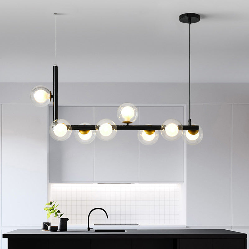 Bolas Dinning Room Over Island Lighting Glass Nordic Style Island Lighting Fixture