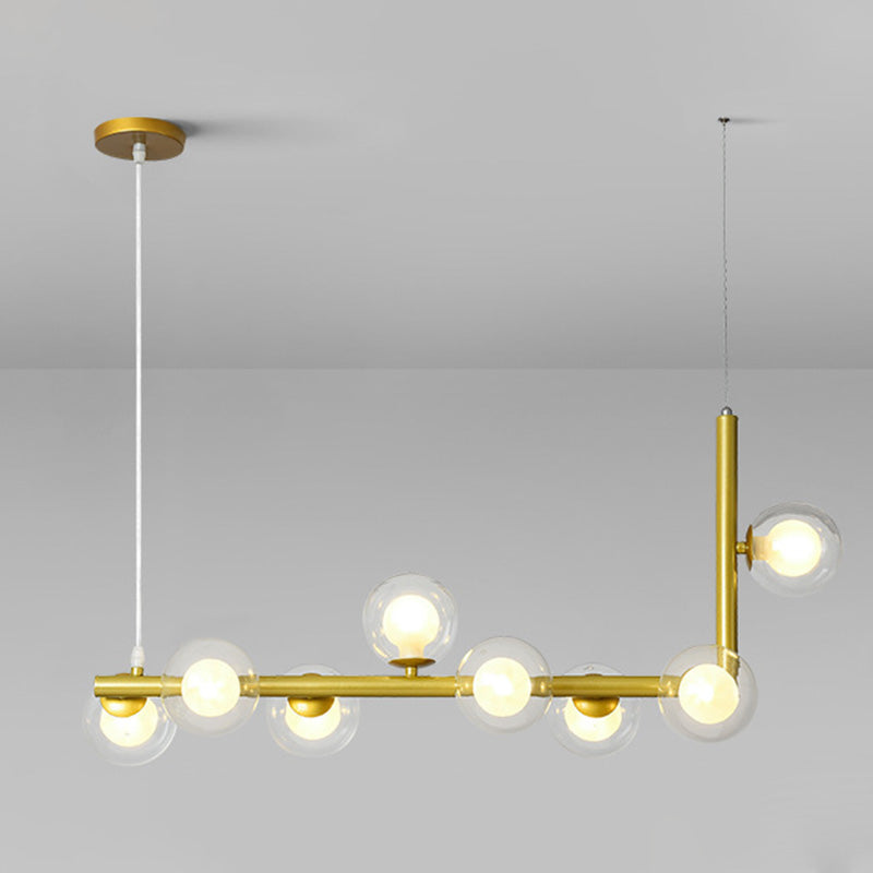 Bolas Dinning Room Over Island Lighting Glass Nordic Style Island Lighting Fixture