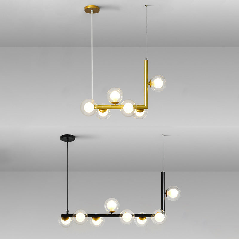 Bolas Dinning Room Over Island Lighting Glass Nordic Style Island Lighting Fixture