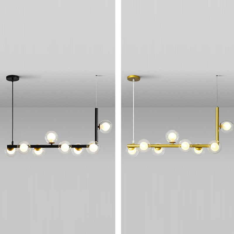 Bolas Dinning Room Over Island Lighting Glass Nordic Style Island Lighting Fixture