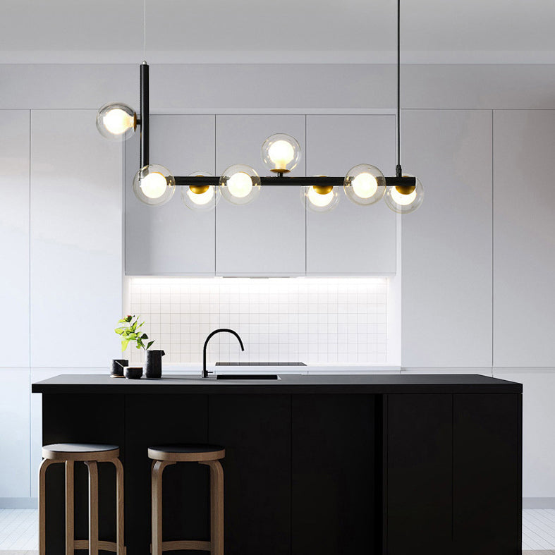 Bolas Dinning Room Over Island Lighting Glass Nordic Style Island Lighting Fixture