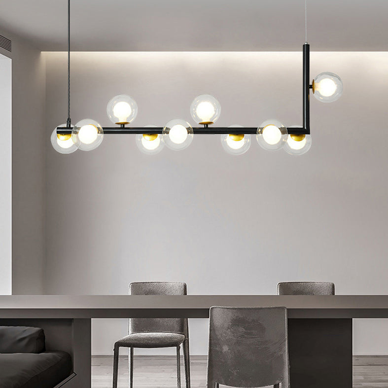 Bolas Dinning Room Over Island Lighting Glass Nordic Style Island Lighting Fixture