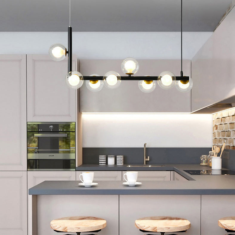 Bolas Dinning Room Over Island Lighting Glass Nordic Style Island Lighting Fixture